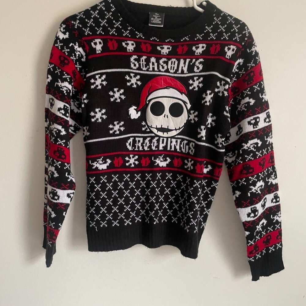 The Nightmare Before Christmas “Season’s Creepings” Sweater
